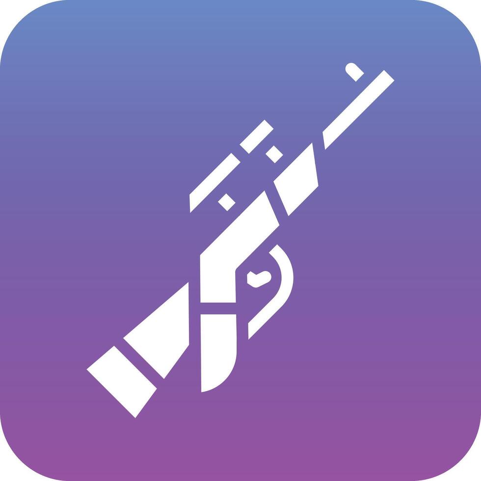 sniper rifle vector icon