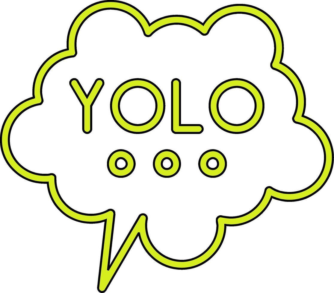 yolo vector icoon