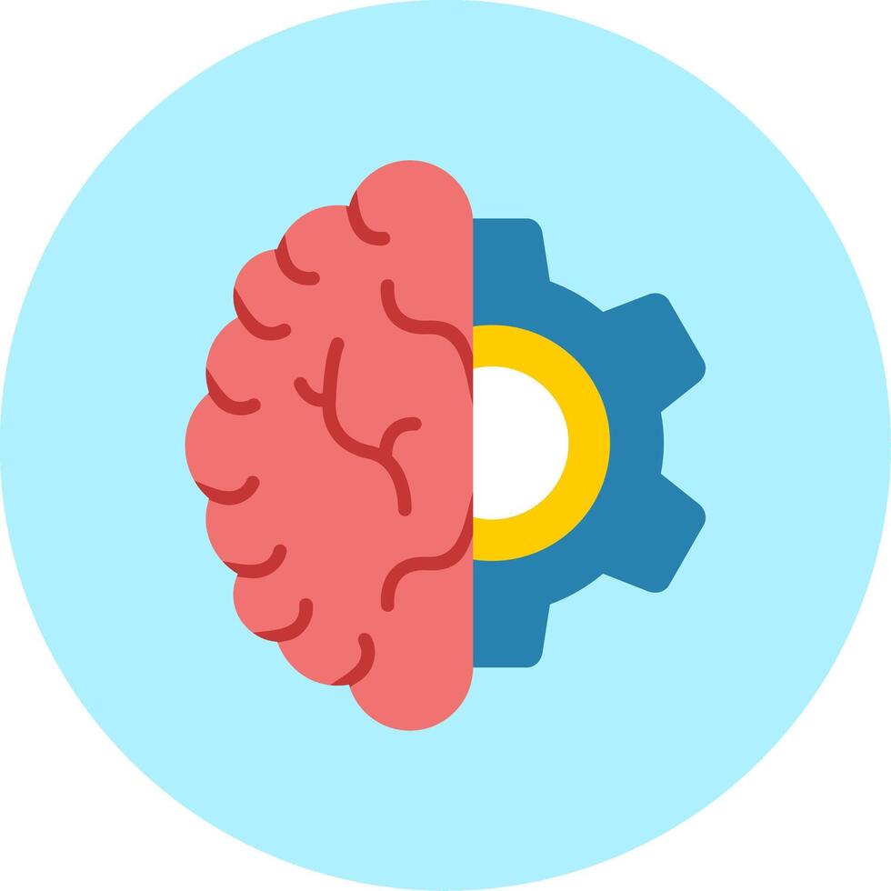 hersenen vector pictogram