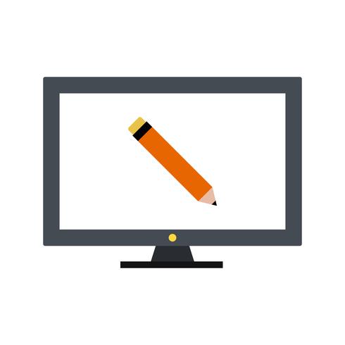 Online onderwijs Vector Icon