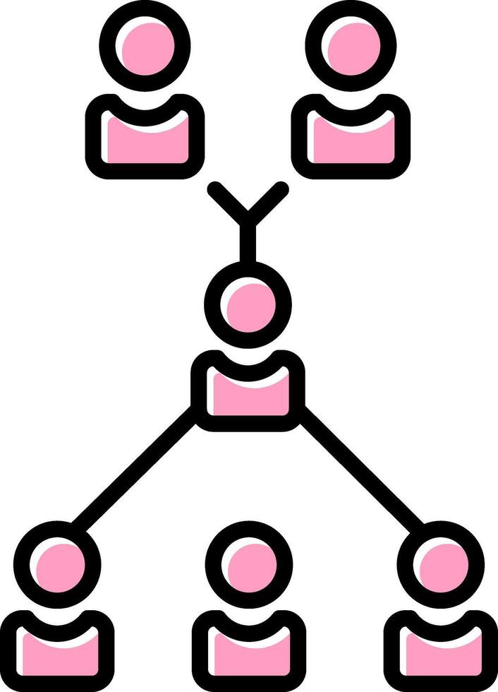 hiërarchie vector pictogram