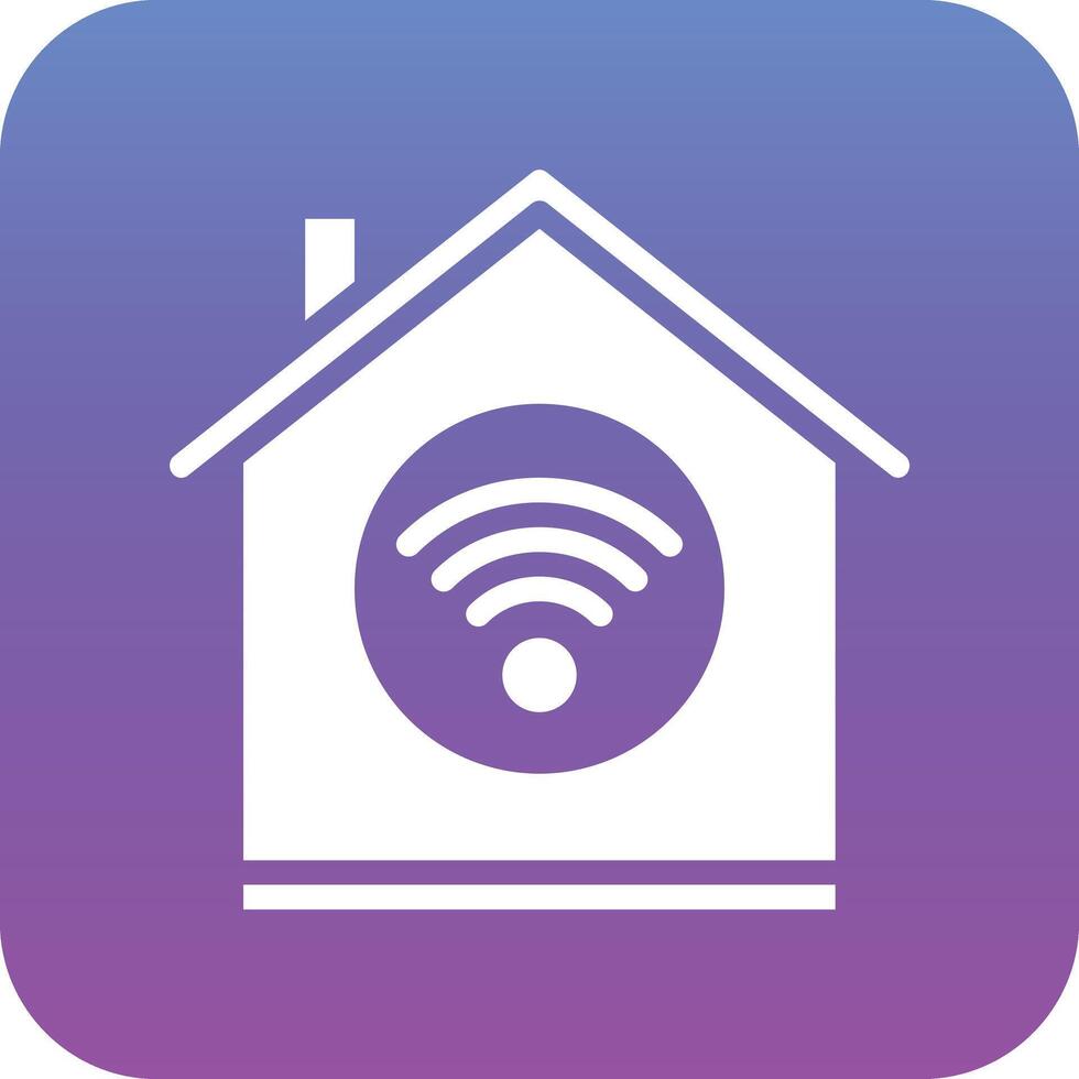 huis Wifi vector icoon