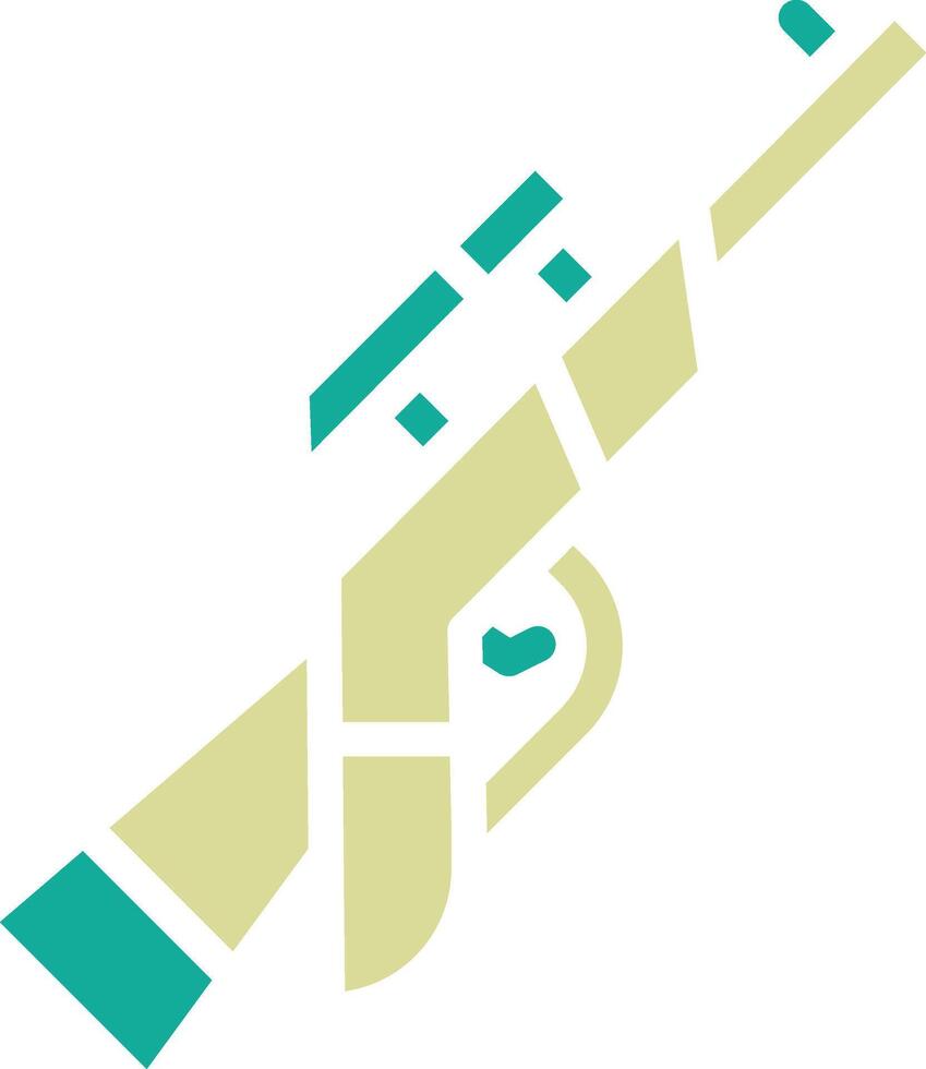 sniper rifle vector icon