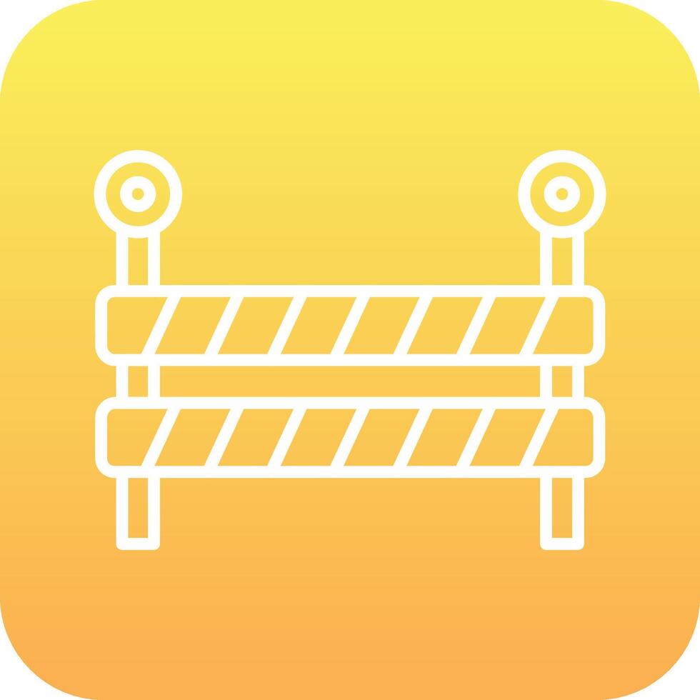 wegversperring vector icoon