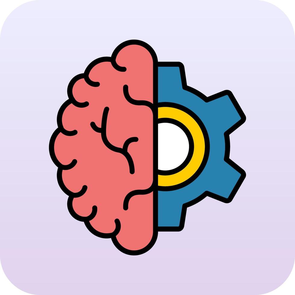 hersenen vector pictogram