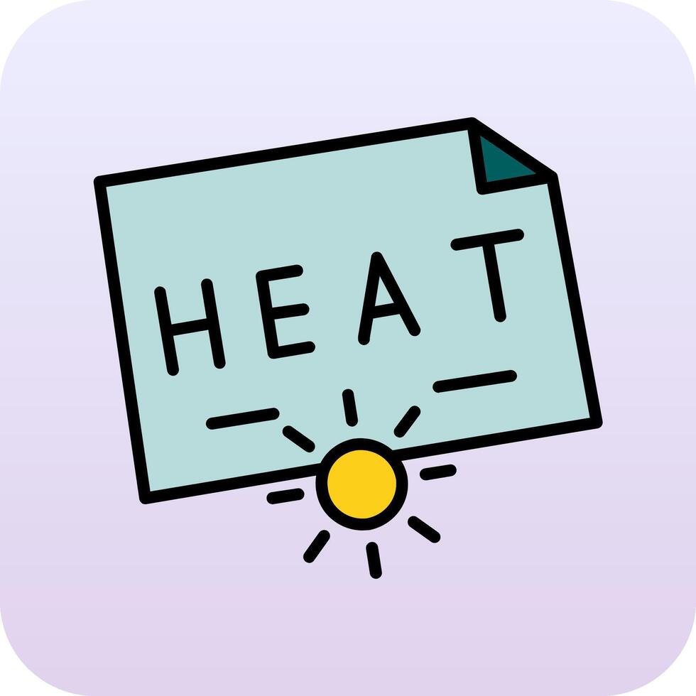 warmte vector icoon