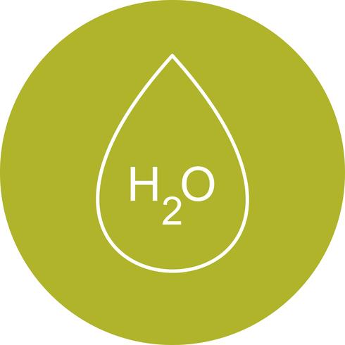 H2O Vector-pictogram vector