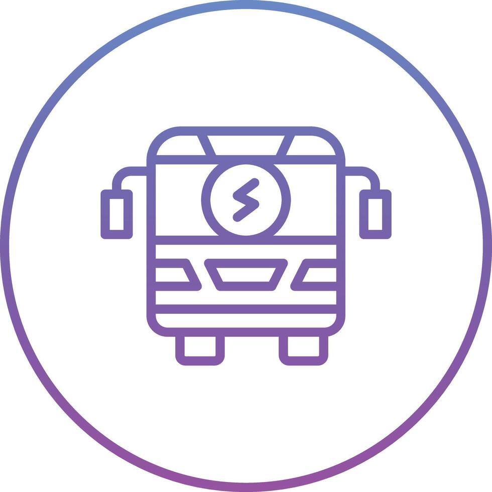 elektrische bus vector icon