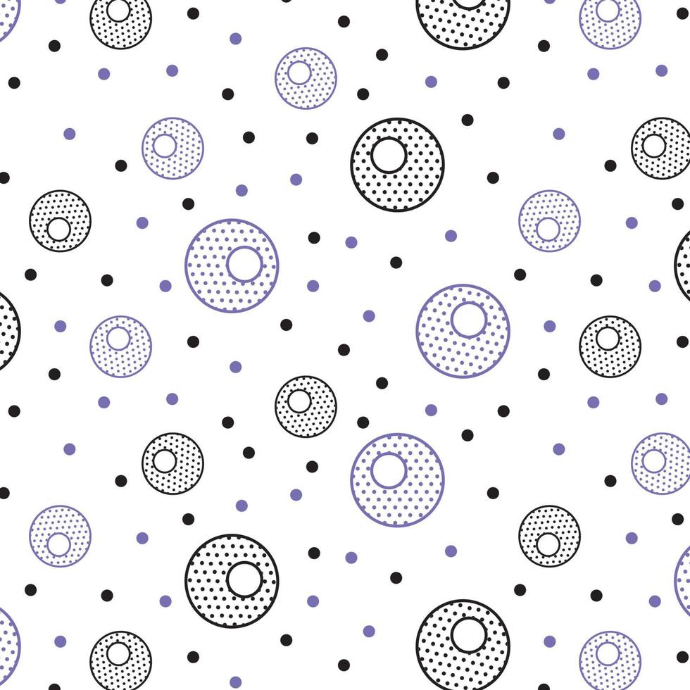 polka dot patroon achtergrond behang vectorillustratie vector