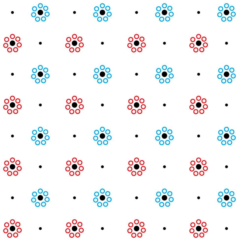 printpolka dot patroon achtergrond behang vector illustratie