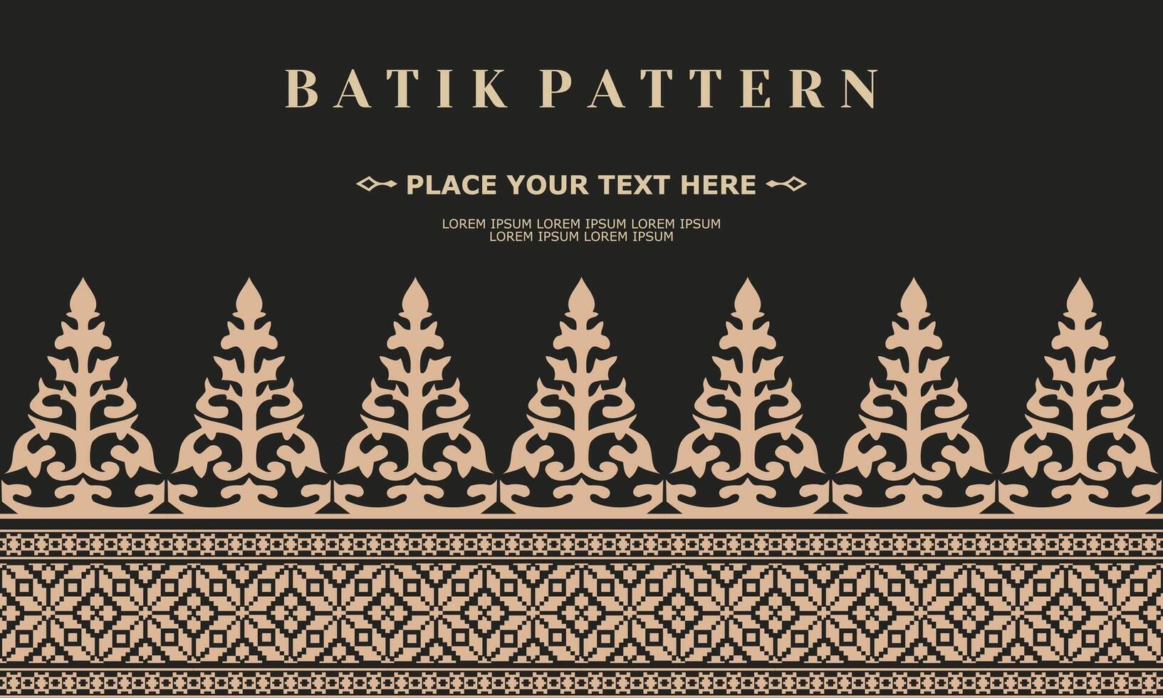 ornament vector patroon traditioneel ontwerp batik patroon