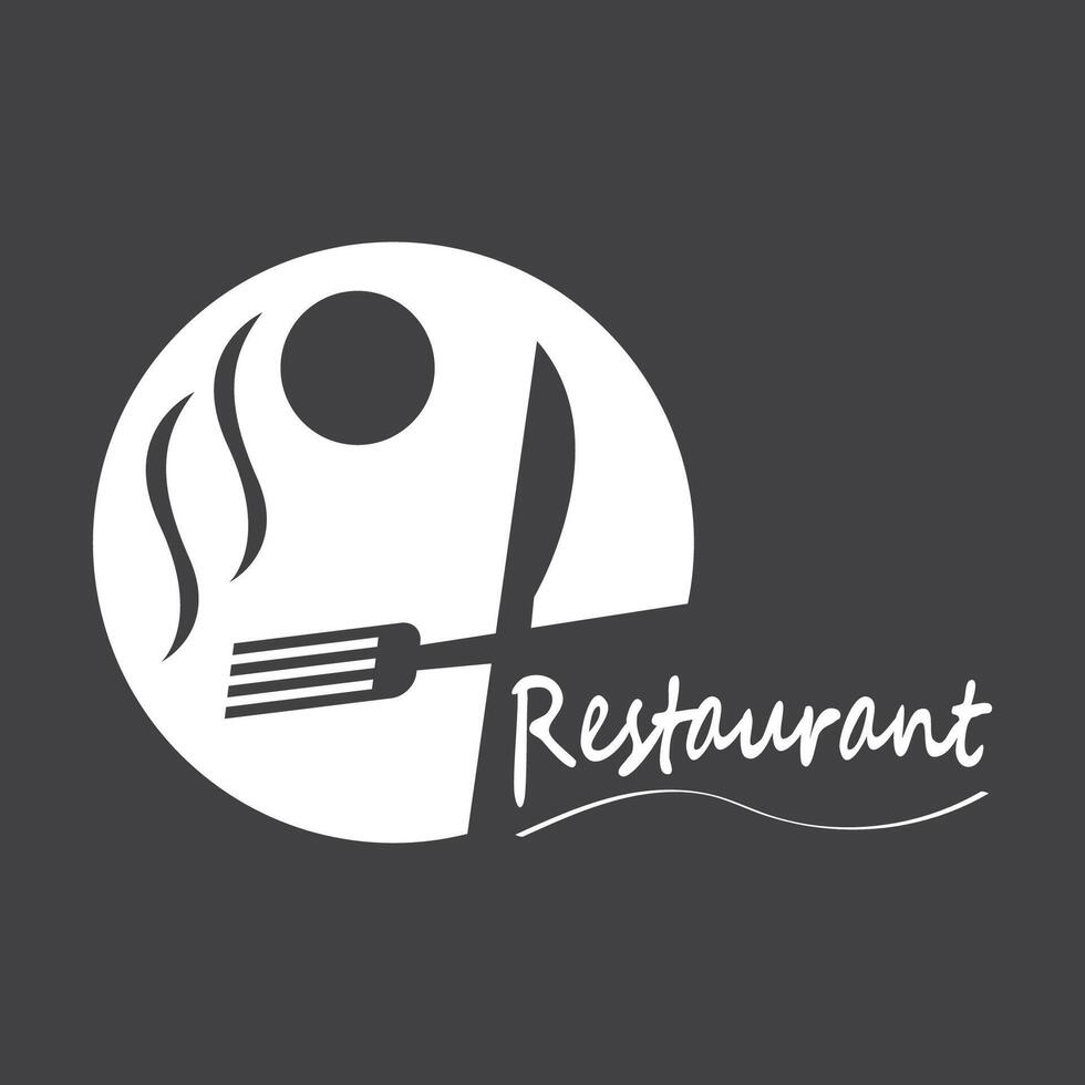 restaurant logo vector sjabloon illustratie