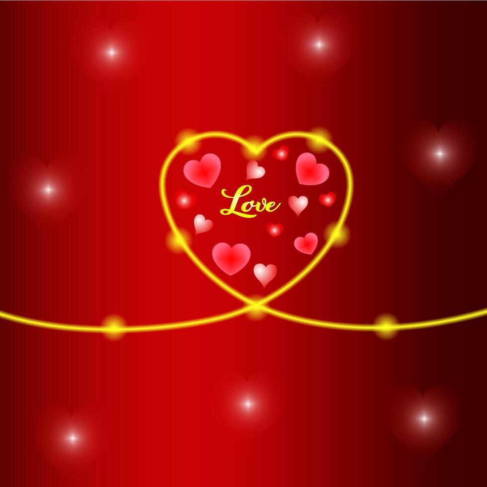 gelukkig valentijnsdag dag, Valentijnsdag dag concept voor groet kaart, viering, advertenties, branding, omslag, label, verkoop. Valentijnsdag dag minimaal hart ontwerp kaart. vector