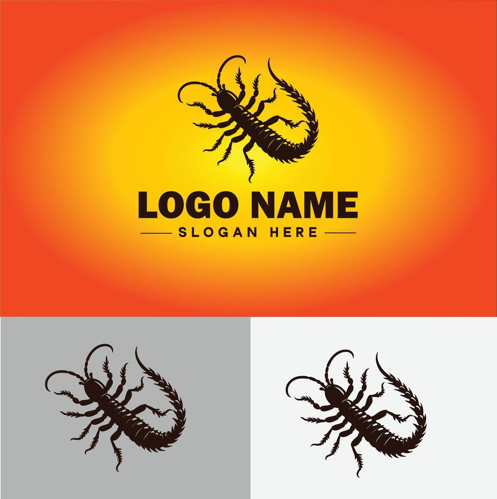 oorworm logo vector kunst icoon grafiek voor bedrijf merk icoon oorworm logo sjabloon