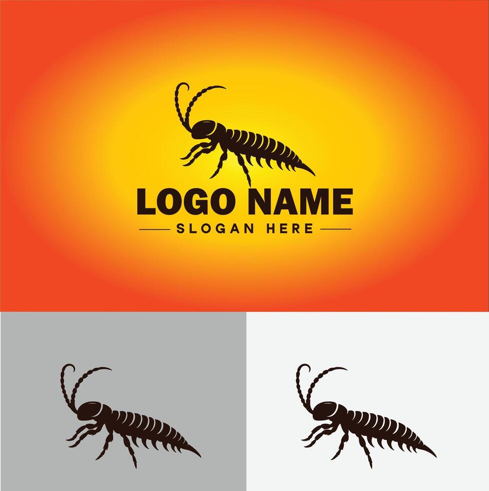 oorworm logo vector kunst icoon grafiek voor bedrijf merk icoon oorworm logo sjabloon