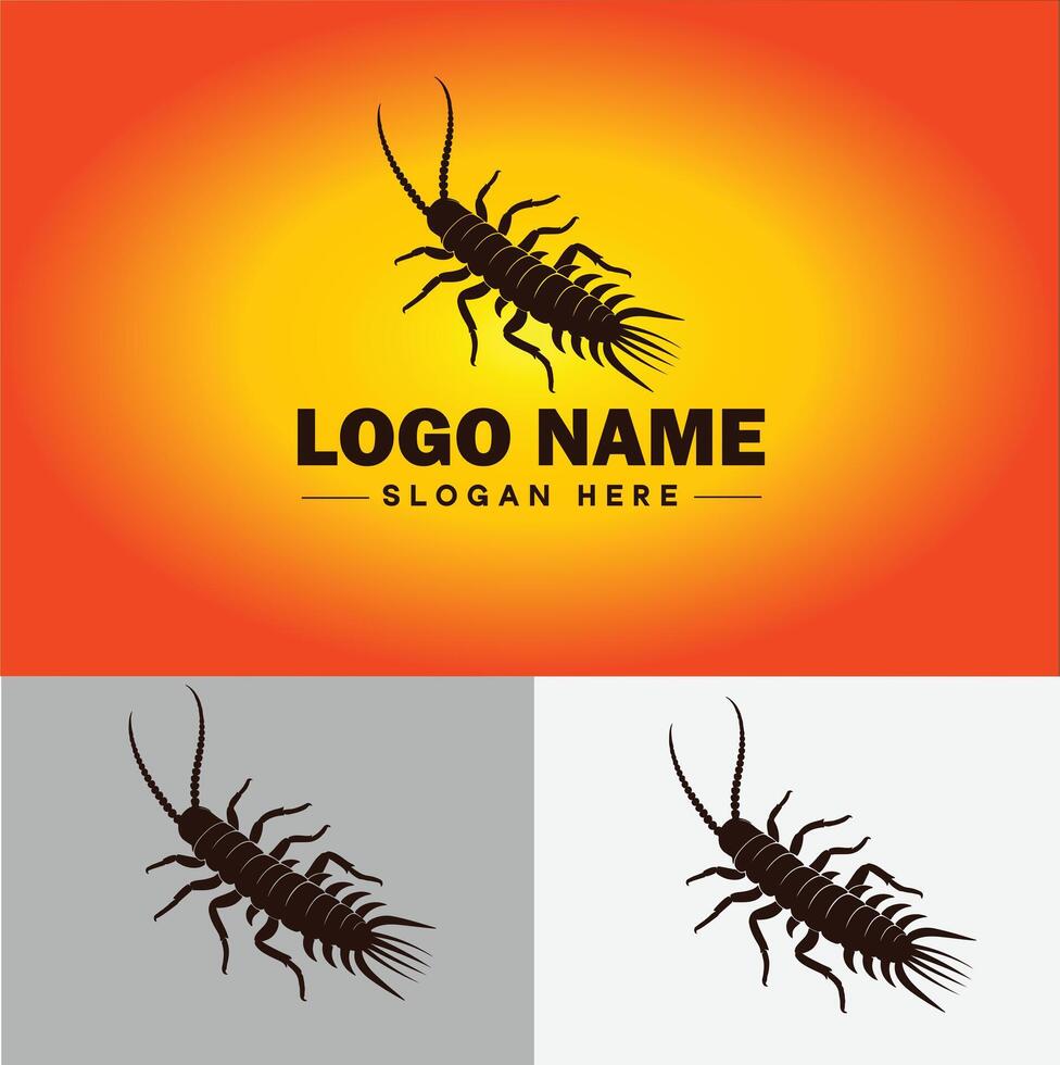 oorworm logo vector kunst icoon grafiek voor bedrijf merk icoon oorworm logo sjabloon