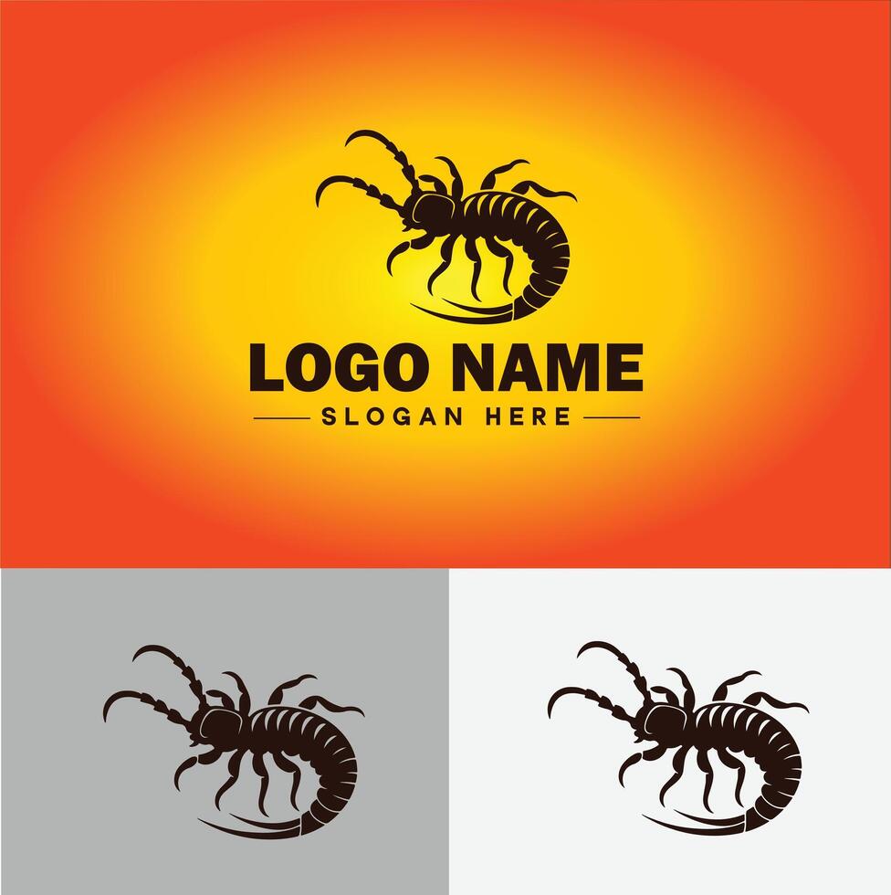 oorworm logo vector kunst icoon grafiek voor bedrijf merk icoon oorworm logo sjabloon