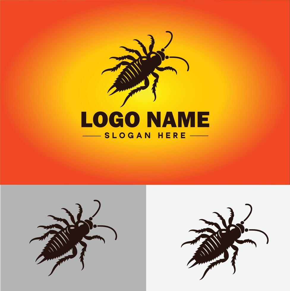 oorworm logo vector kunst icoon grafiek voor bedrijf merk icoon oorworm logo sjabloon