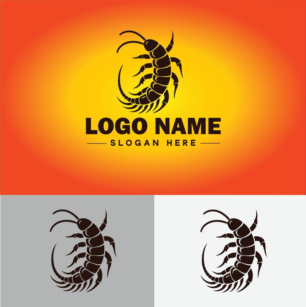 oorworm logo vector kunst icoon grafiek voor bedrijf merk icoon oorworm logo sjabloon