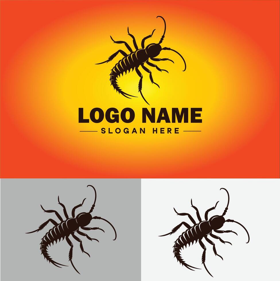 oorworm logo vector kunst icoon grafiek voor bedrijf merk icoon oorworm logo sjabloon