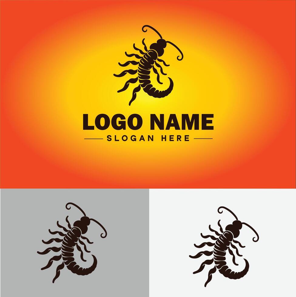 oorworm logo vector kunst icoon grafiek voor bedrijf merk icoon oorworm logo sjabloon