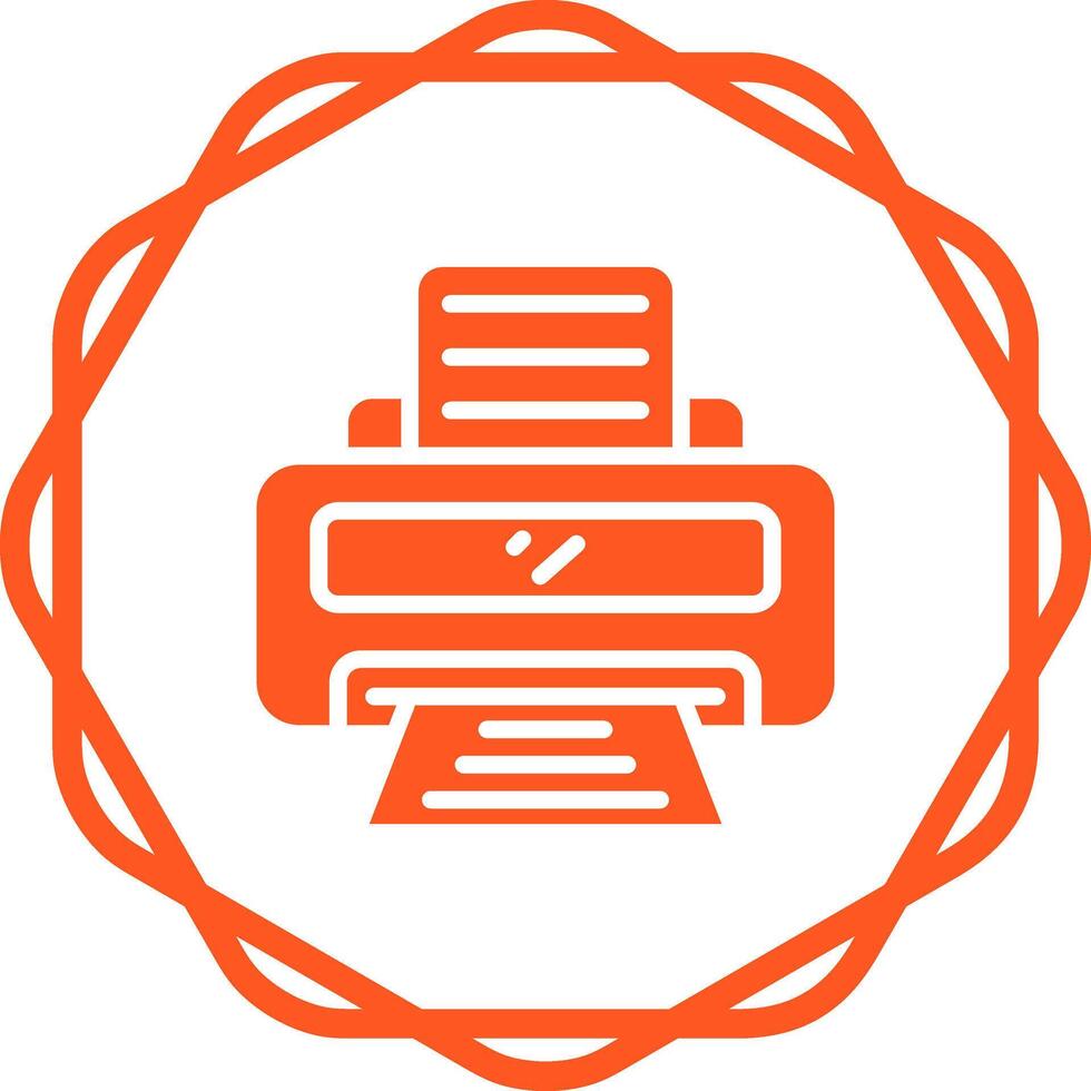 printer vector pictogram