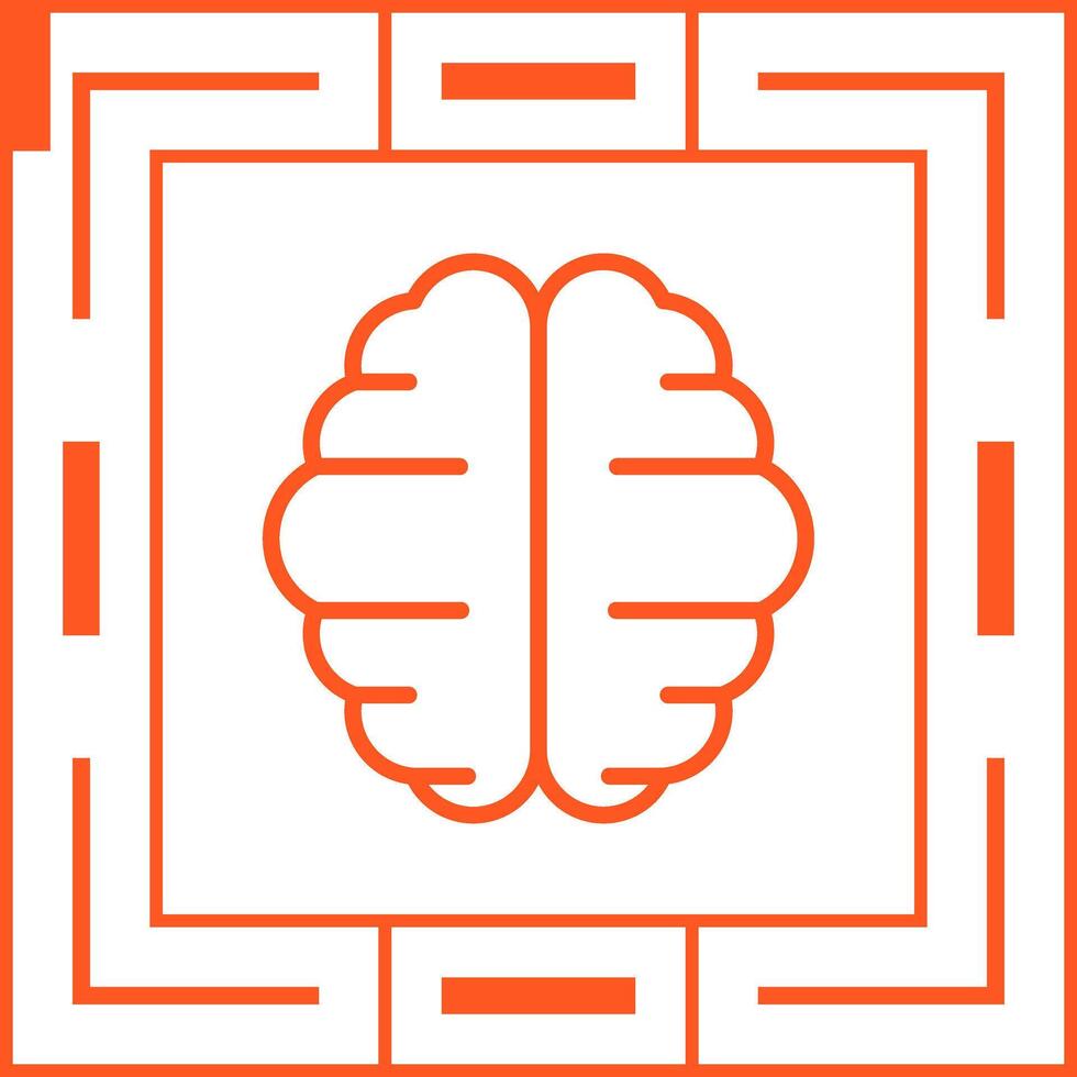 hersenen vector pictogram