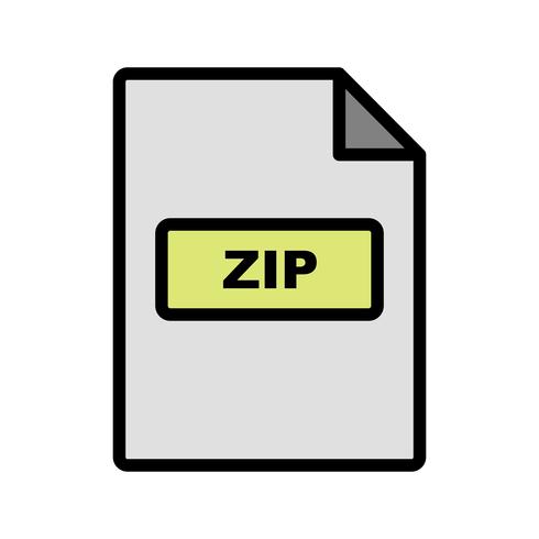 zip vector pictogram