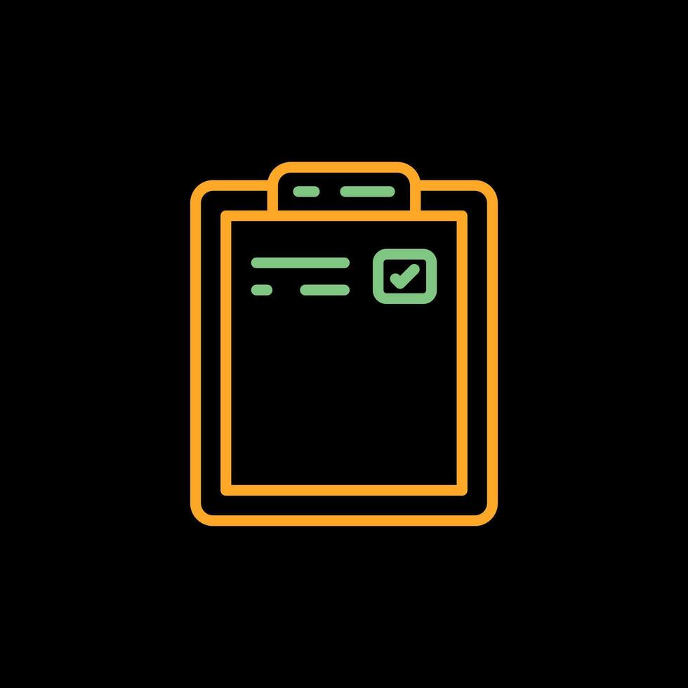 Klembord vector pictogram