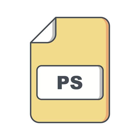 ps vector pictogram