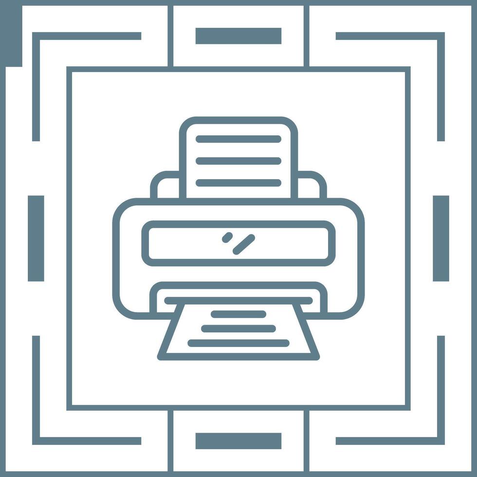 printer vector pictogram