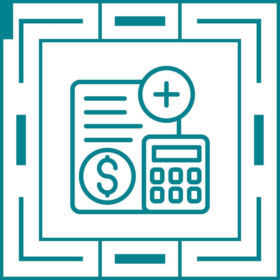 budget vector pictogram