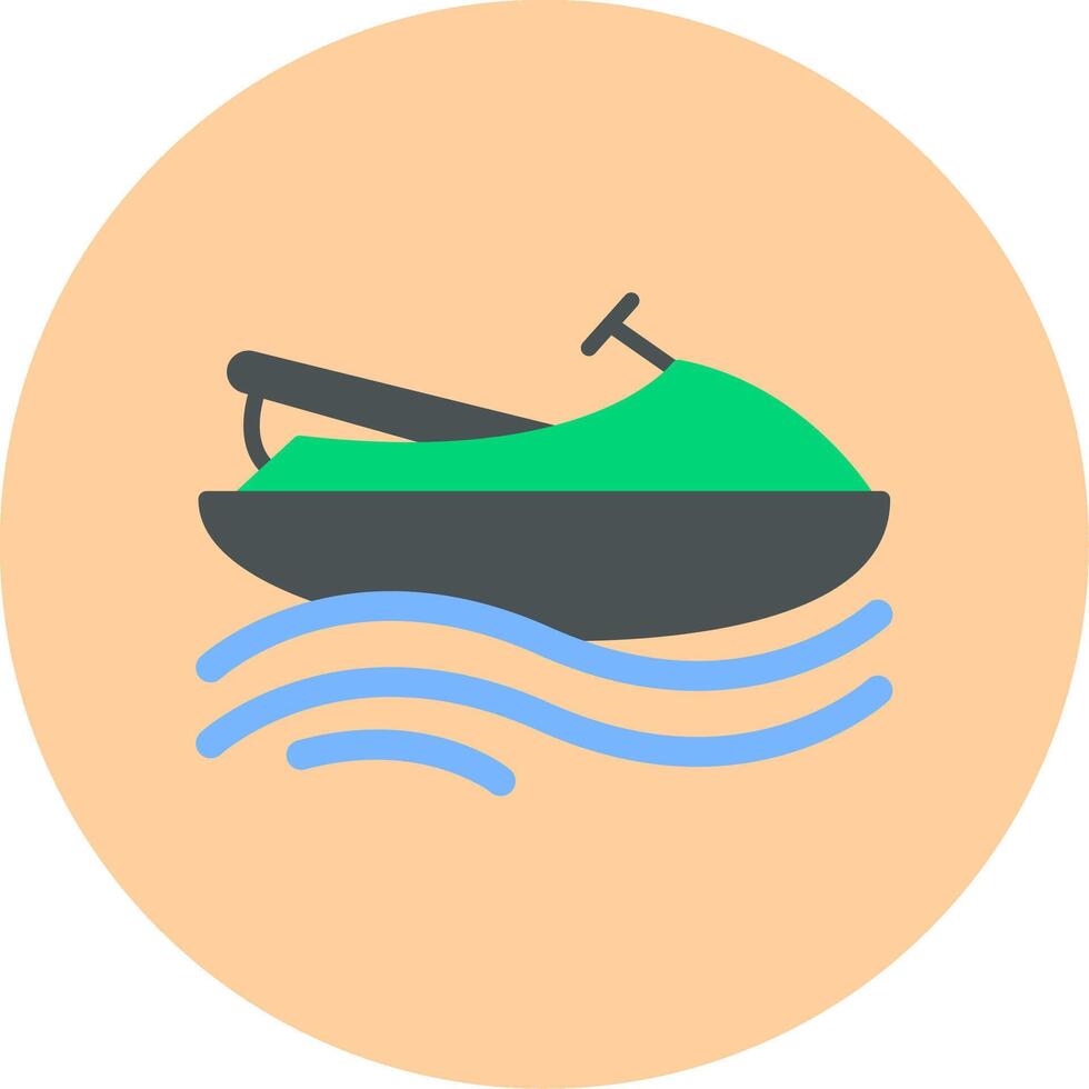 jetski vecto icoon vector