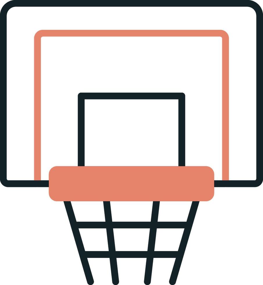 basketbal hoepel vecto icoon vector