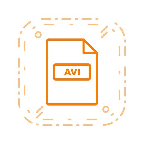 AVI Vector pictogram