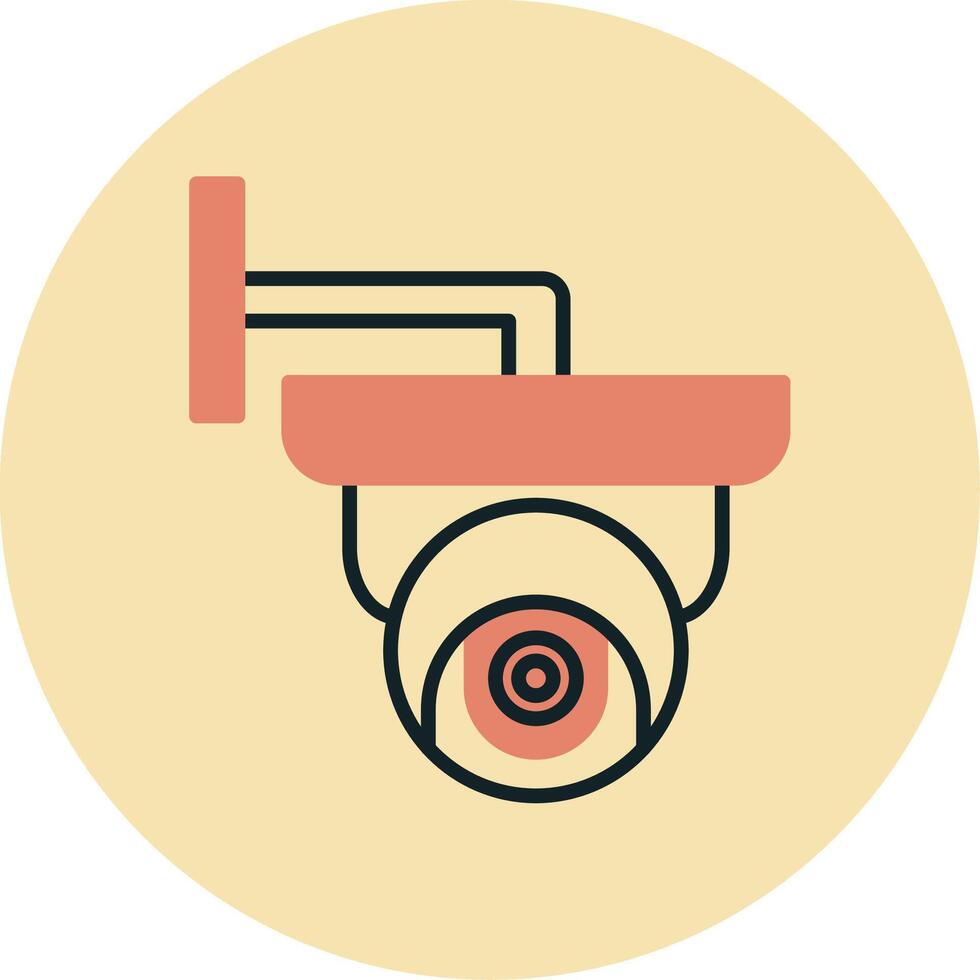 cctv camera vecto icoon vector