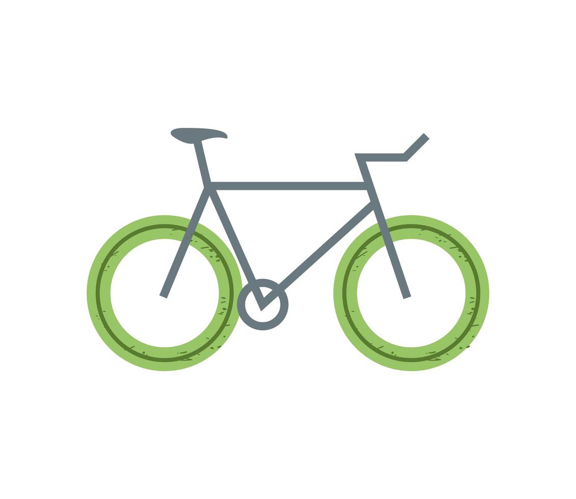 groene fietsomgeving vector