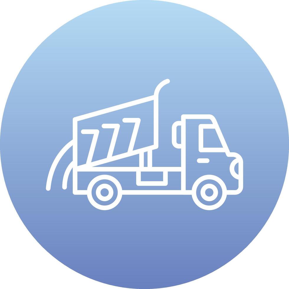 kipwagen vrachtauto vecto icoon vector