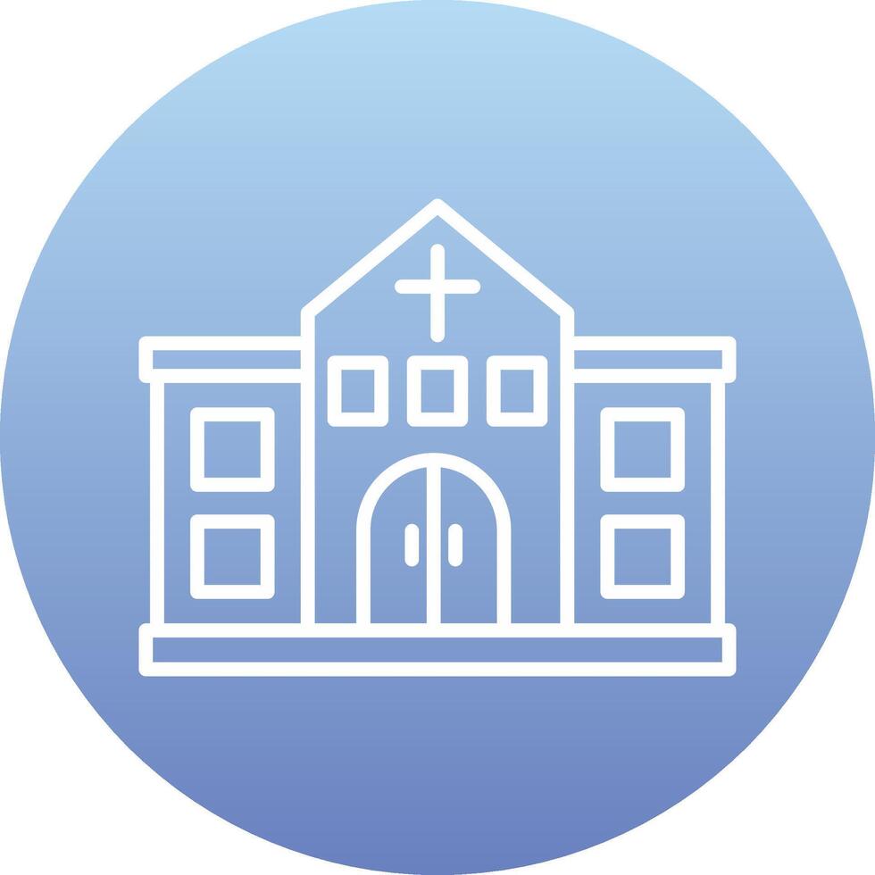 kerk vecto icoon vector