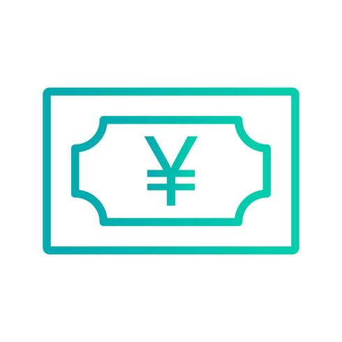 yen vector pictogram