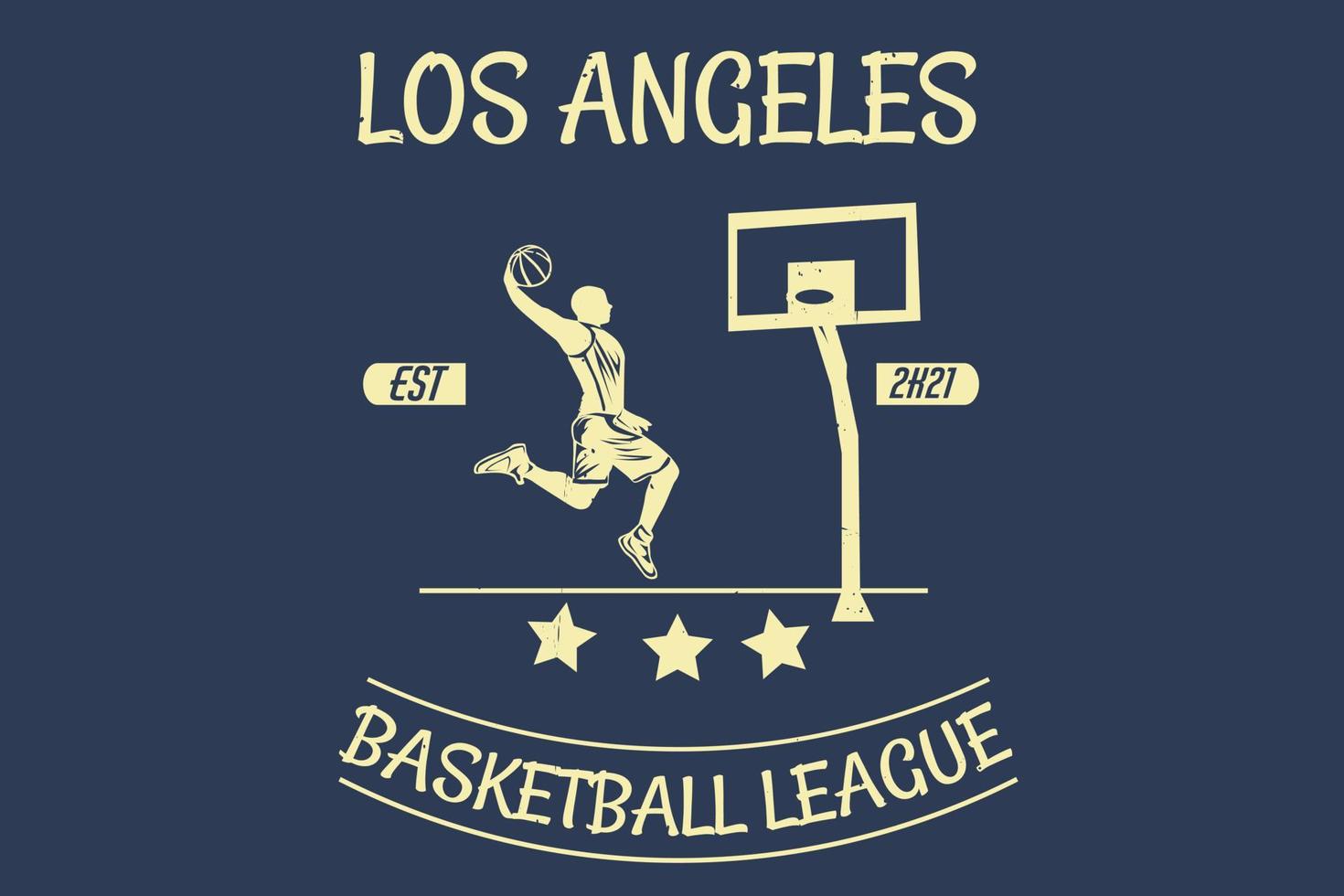 basketbal league silhouet ontwerp vector