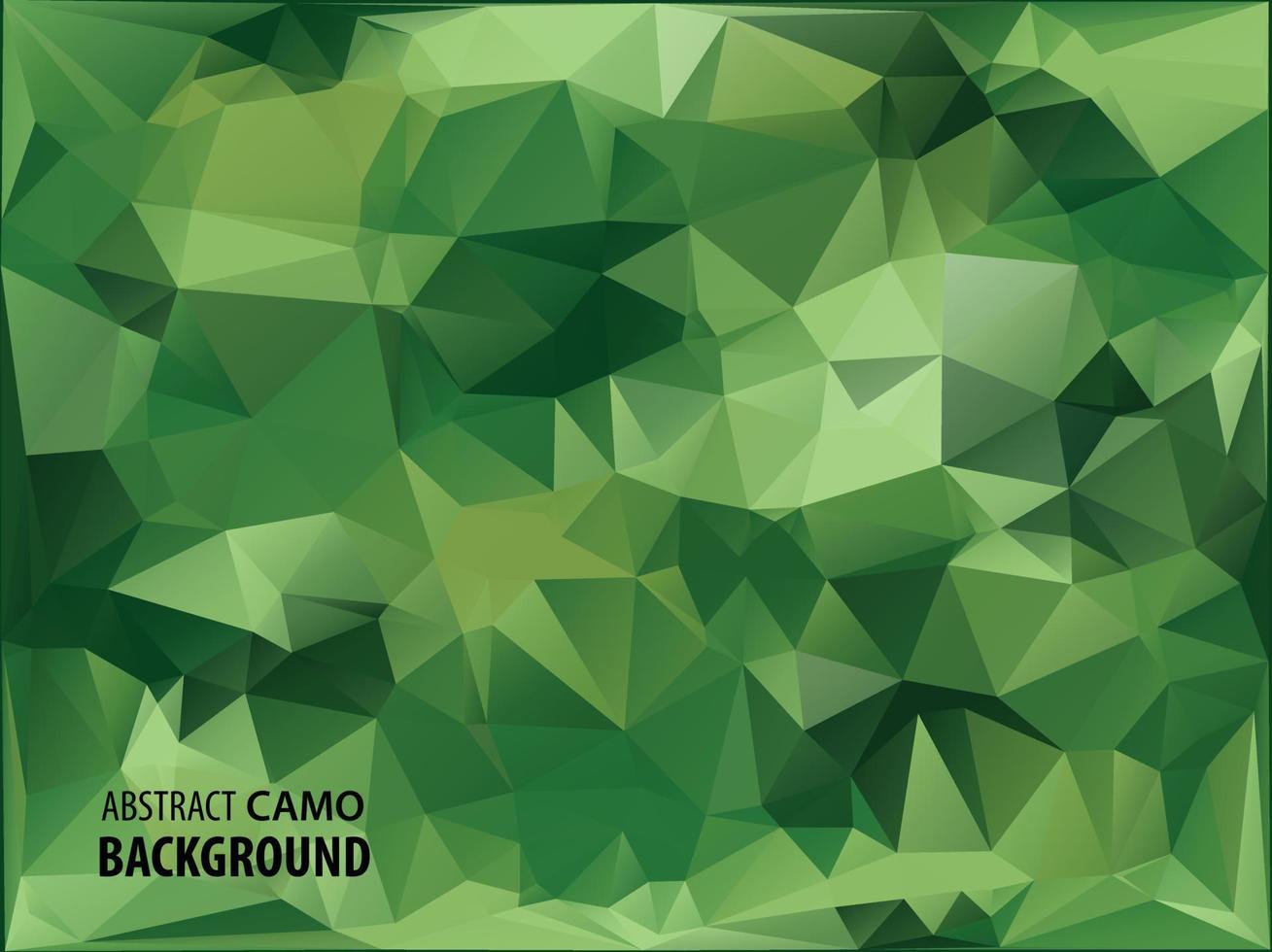 leger militair. camouflageachtergrond. gemaakt van geometrische driehoeken vormen. vectorillustratie. veelhoekige stijl. vector