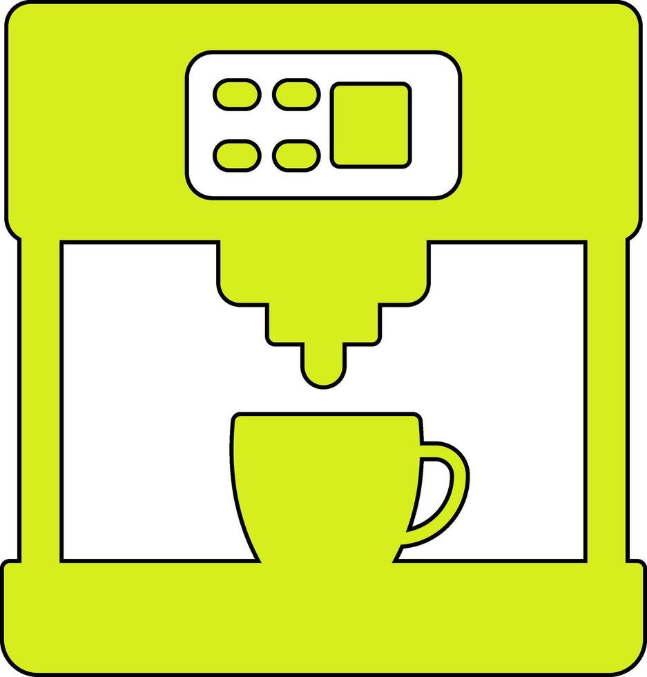 koffie machine vecto icoon vector