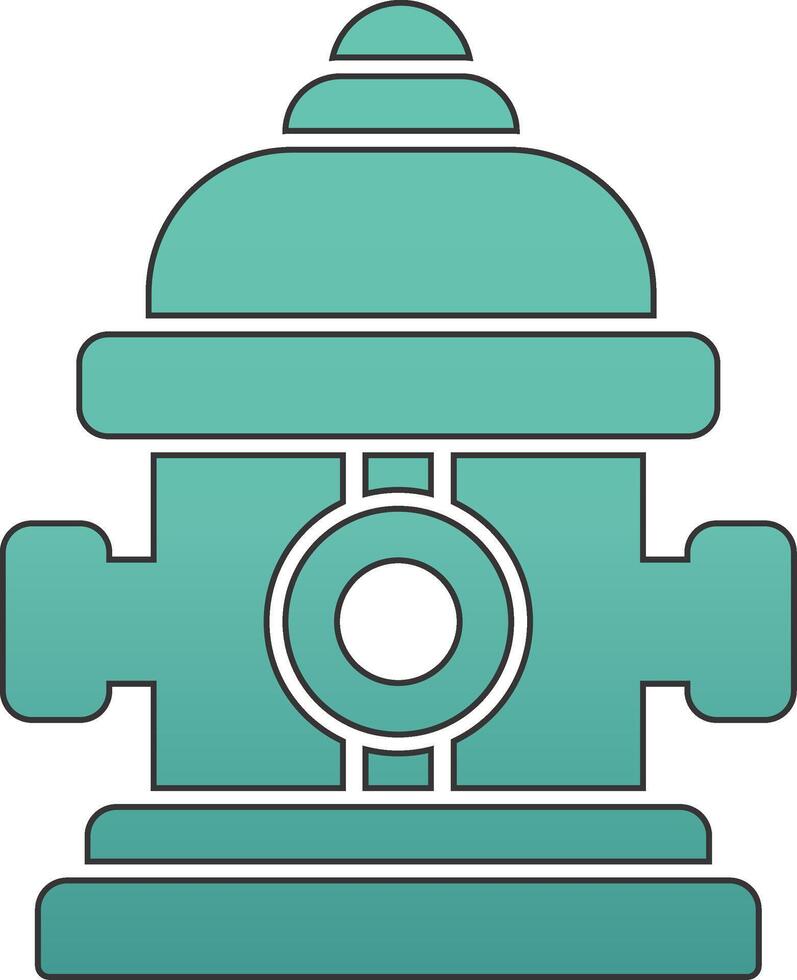 brand hydrant vecto icoon vector