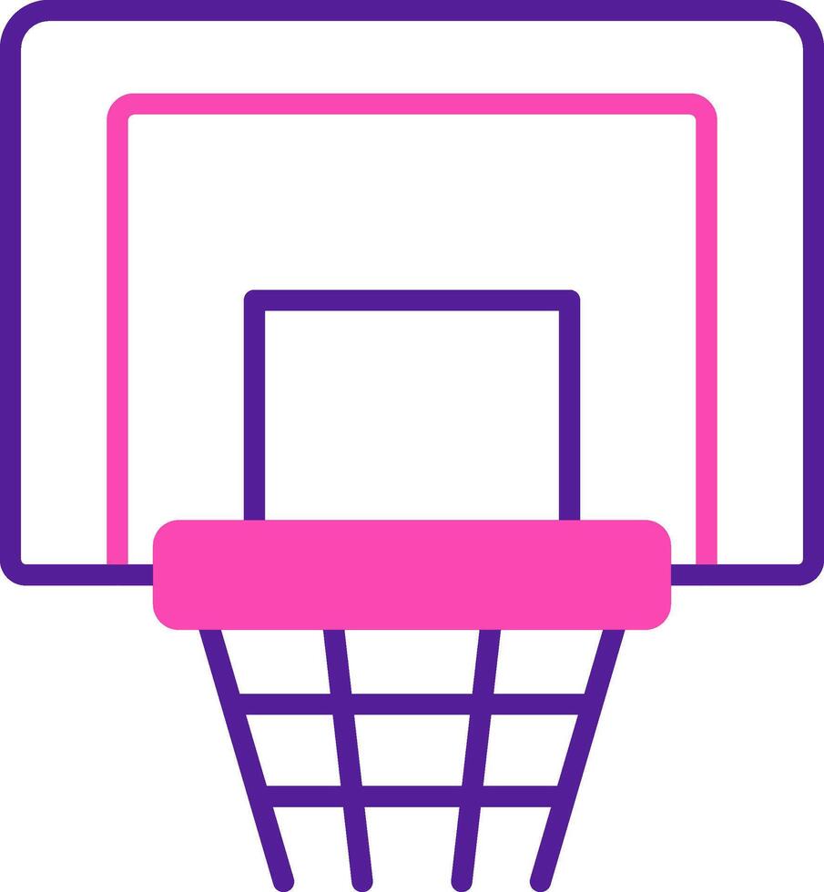 basketbal hoepel vecto icoon vector