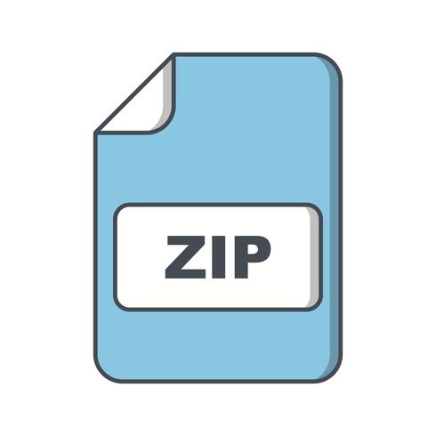zip vector pictogram