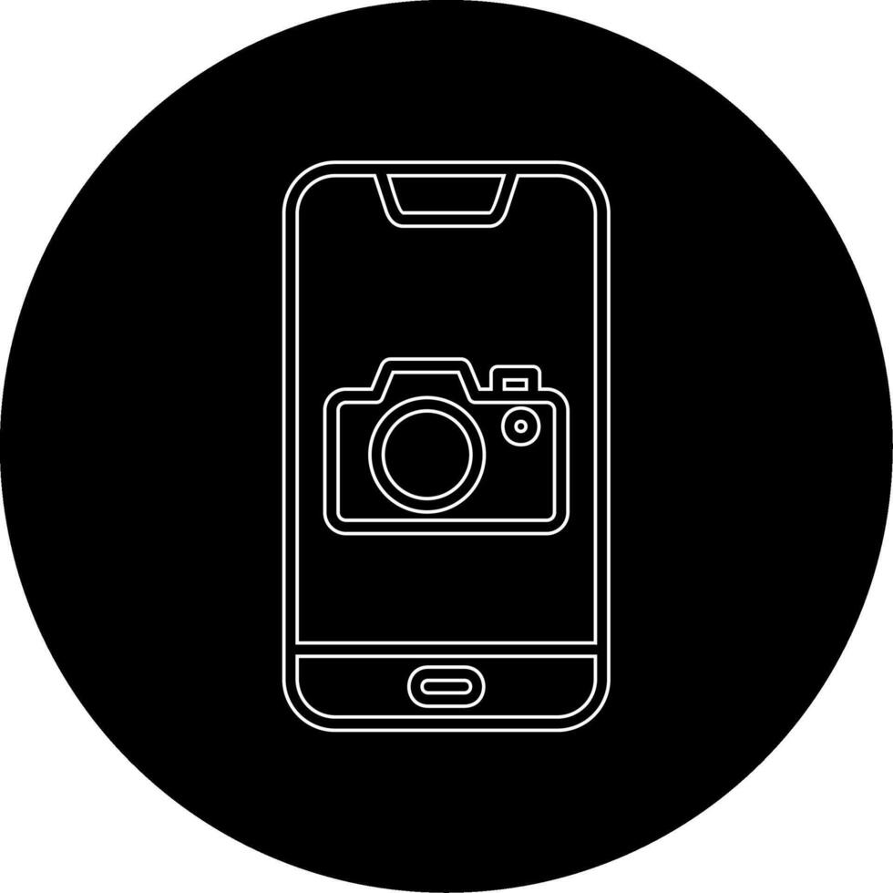smartphone camera vecto icoon vector
