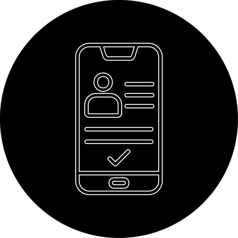 smartphone ID kaart vecto icoon vector