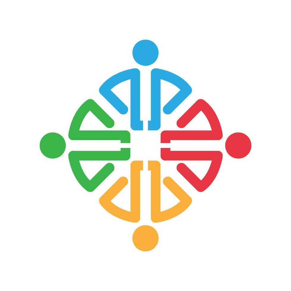 gemeenschap ontwerp logo icoon vector