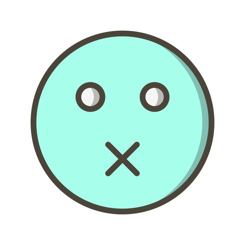 Dempen Emoji Vector Icon